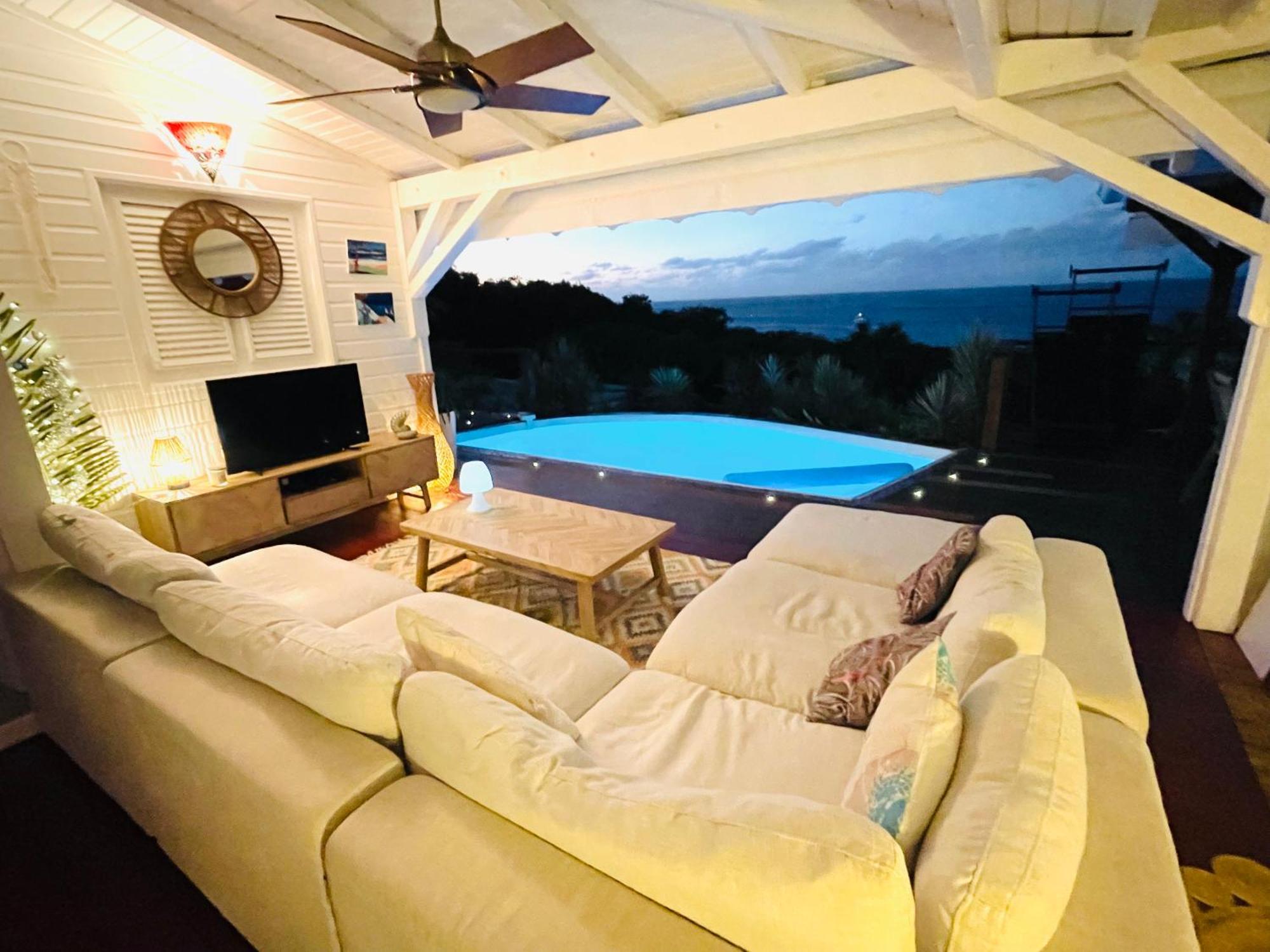 Vue Mer/3Beds/Piscine/Wifi/900 Metres De La Plage Deshaies Exterior foto